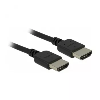 HDMI-kaapeli DeLOCK 85216 1,5 m Type-A uros-uros musta