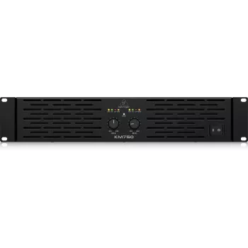 Behringer KM750 audiovahvistin 2.1-kanavaa musta