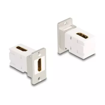 DeLOCK Keystone-moduuli 67167 litteä kulma HDMI hopea valkoinen