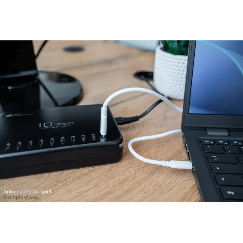 Alcasa PCA-D007S laturi mobiililaitteille tabletti musta AC-pikalataus sisäkäyttöön