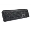 Logitech MX Keys S 920-011589 langaton täysikokoinen näppäimistö, Bluetooth LE / Logi Bolt, taustavalaistu, ladattava USB-C:llä, QWERTY US International, ranteentuella, grafiitti