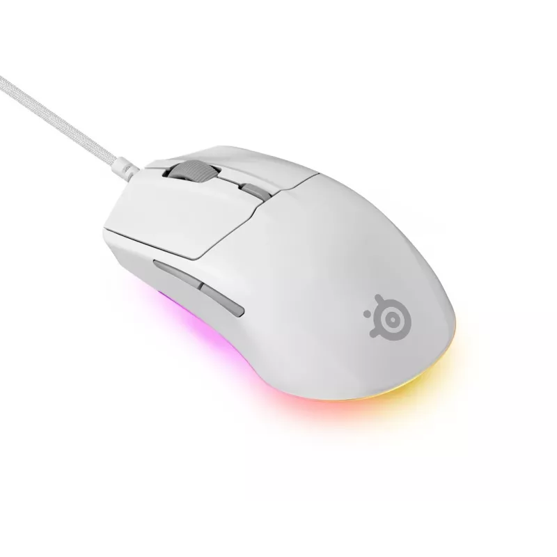 SteelSeries Rival 3 Gen 2 pelihiiri, valkoinen