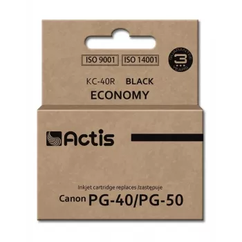 Actis KC-40R muste (varaosa Canon PG-40/PG-50; Standard; 25 ml; musta)
