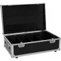 Roadinger flightcase 4x LED PMB-4 COB QCL -valonheittimelle, tukeva kuljetuslaukku