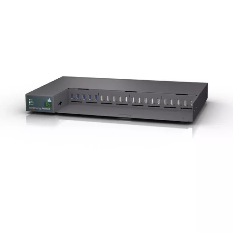 Printserveri SEH dongleserver ProMAX Ethernet LAN musta sininen