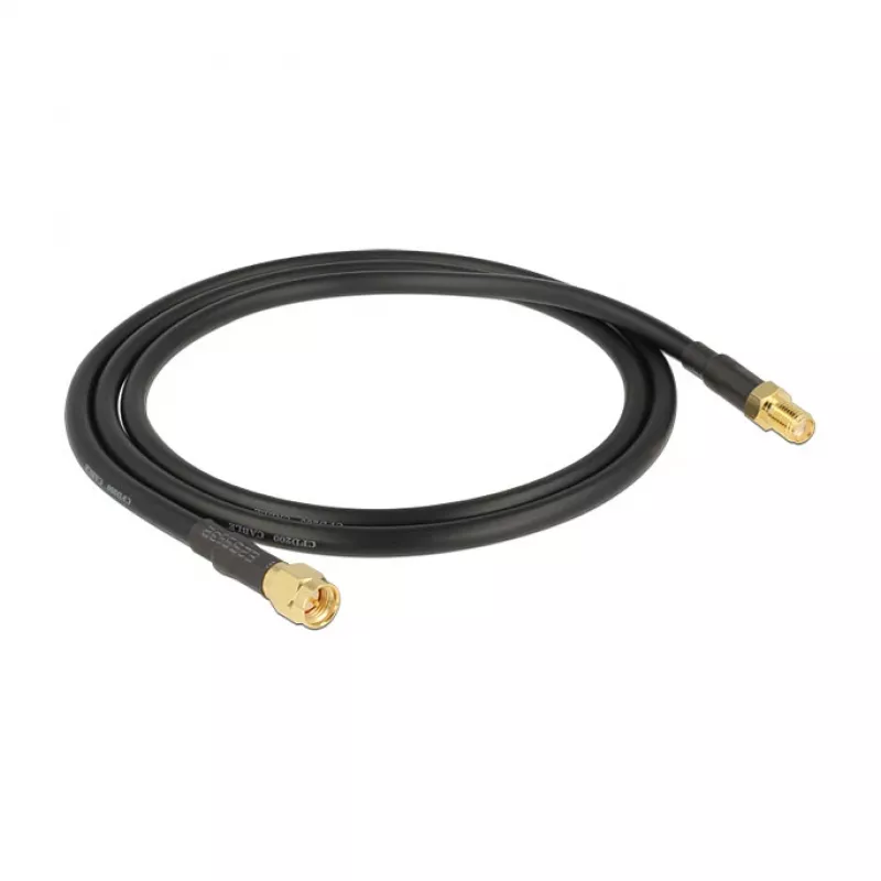 Koaksiaalikaapeli DeLOCK 88930 0,9 m SMA musta