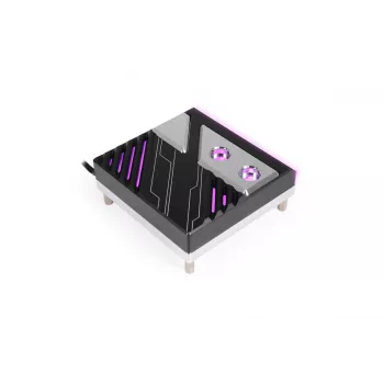 Coldplate Alphacool 13851 akryyli läpinäkyvä 88x88x32.3mm
