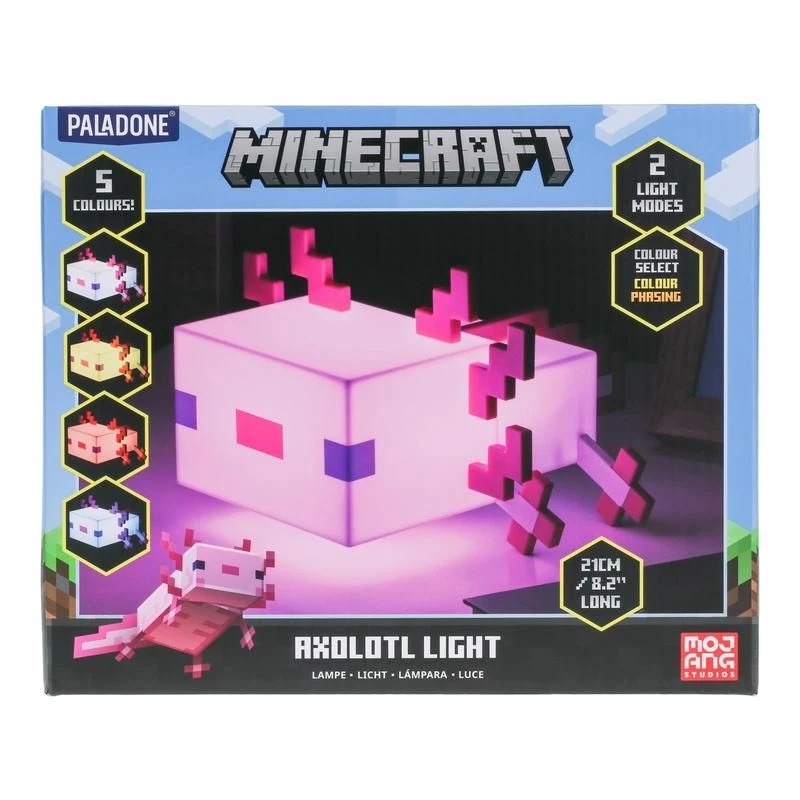 Paladone Minecraft Axolotl valo