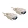Sarjakaapeli DeLOCK RS-232 1 m beige DB-9