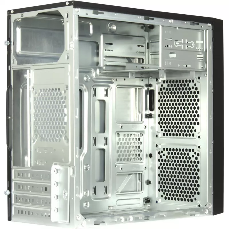Tietokonekotelo Inter-Tech Case Micro IT-6516 Ripple musta