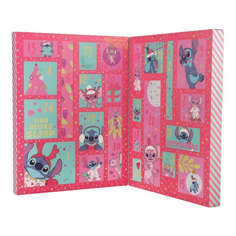 Joulukalenteri Paladone Stitch Stationery 24 päivää 24 ainutlaatuisella toimistotarvikkeella