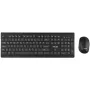 Inca IWS-519 näppäimistö ja hiiri sisältää Office RF langaton QWERTY turkki musta