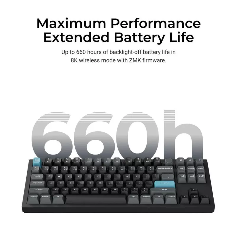 Näppäimistö langaton Q3 ULTRA/musta Q3U-M3 Keychron