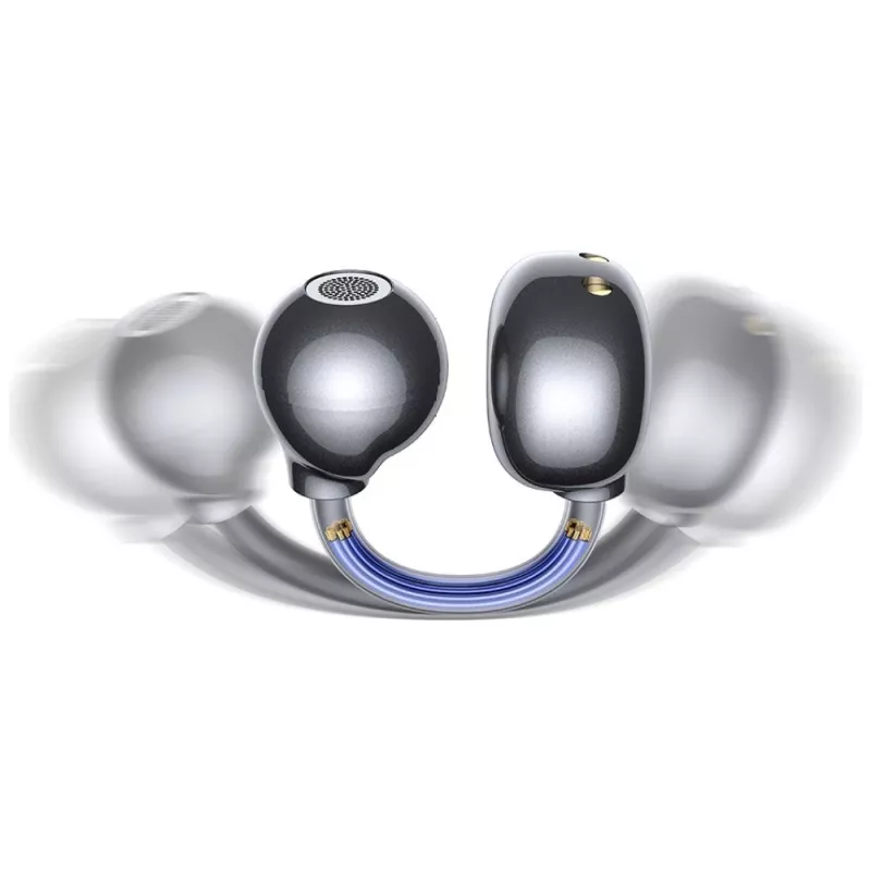 Bluetooth-kuulokkeet R02 Clip-on harmaa