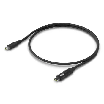 USB-kaapeli Ubiquiti UACC-Cable-USB-100W-1M-BK USB C musta harmaa 1 m 0,48 Gbit/s