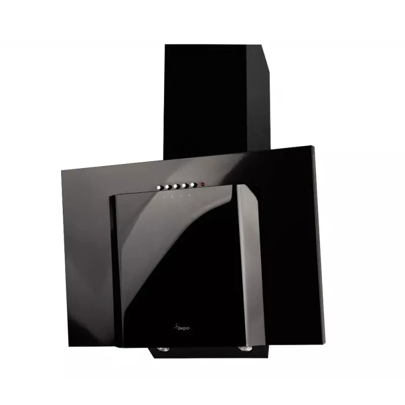 Seinäliesituuletin AKPO WK-4 Java Eco — 600 mm, 407 m³/h, 3 nopeutta, 61 dB, musta karkaistu lasi