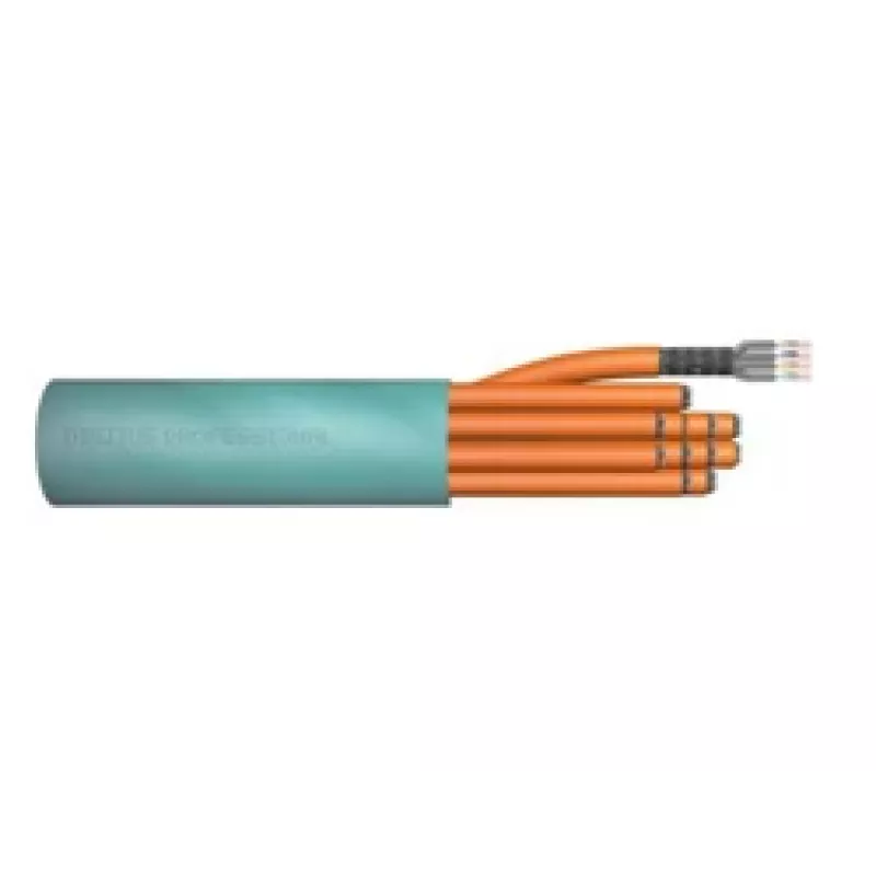 Verkkokaapeli Digitus CAT 6A S/FTP DK-1644-A-0025/R 0,25 m punainen