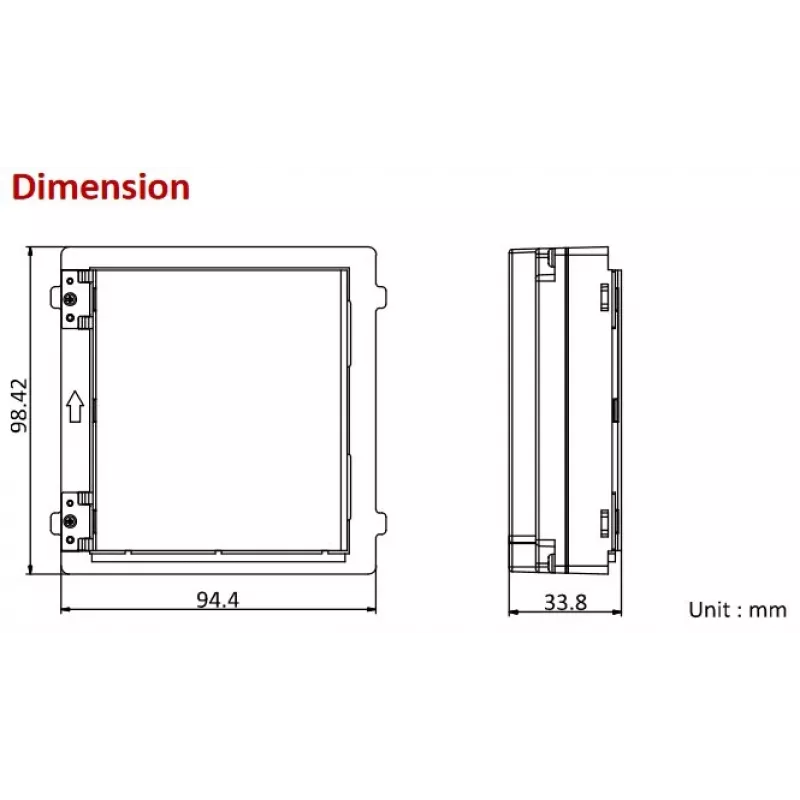 Näyttö Hikvision DS-KD-INFO