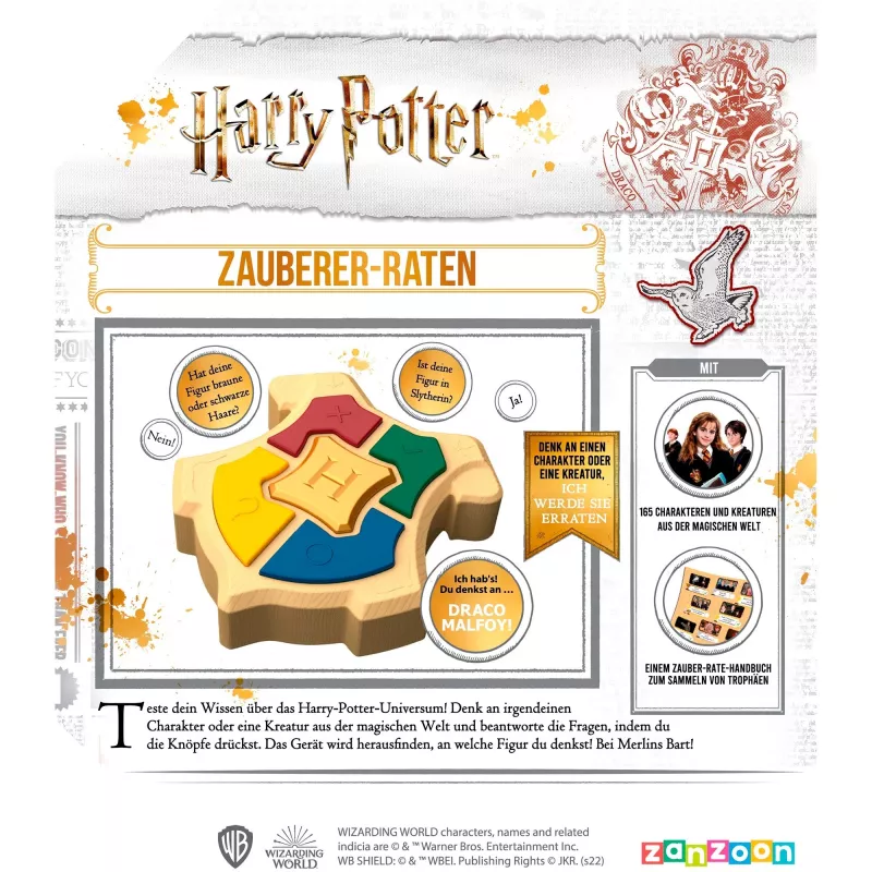 Harry Potter - Wizard Guessing Game, tietovisapeli