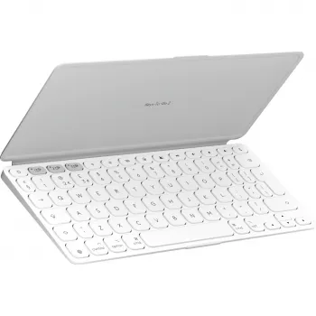 Logitech Keys-To-Go 2 näppäimistö yleiskäyttöön Bluetooth QWERTY US International valkoinen