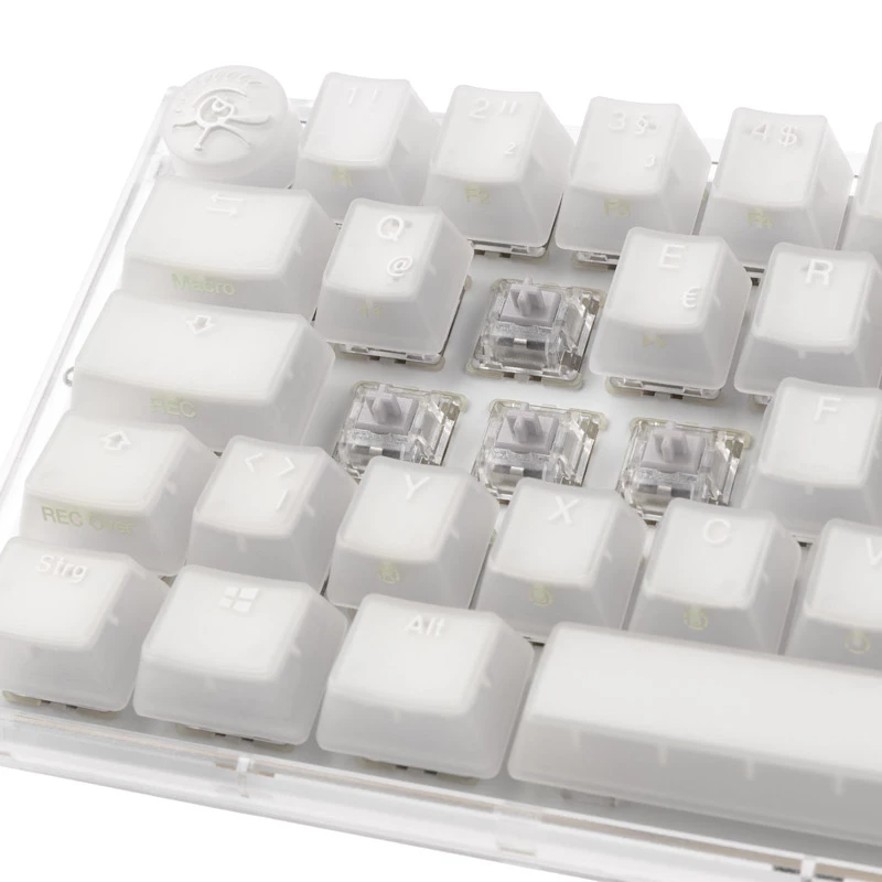 Ducky One 3 Mini -pelinäppäimistö, USB, valkoinen