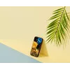 iKins suojakotelo Apple iPhone 12 mini — musta ”Cafe Terrace” -kuosi