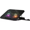 Kannettavan jäähdytysalusta DEFENDER NS-510, 2 tuuletinta, 2×USB-liitäntää ja RGB-valaistus
