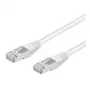 Wentronic Goobay CAT 5e verkkokaapeli, SF/UTP, valkoinen, 10 m - CCA kupariseos (93480)