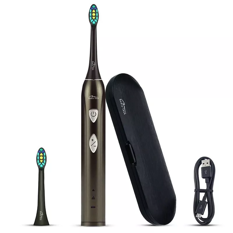 Hammasharja Media-Tech SONIC WAVECLEAN aikuiset ruskea