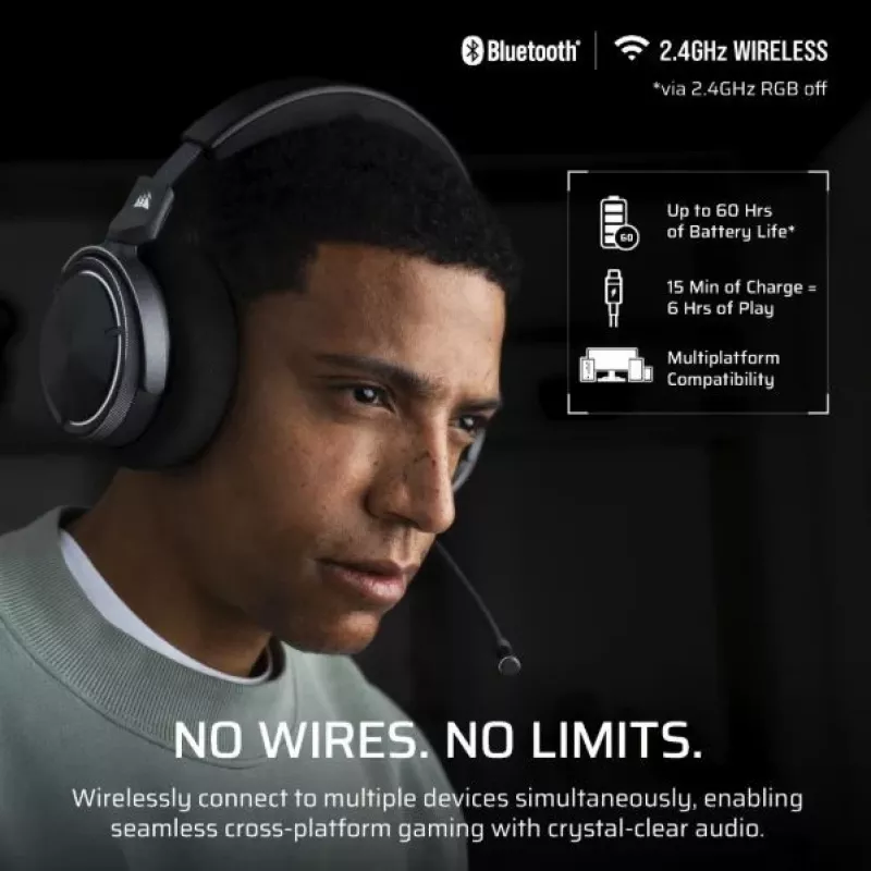 Kuulokkeet Virtuoso Max Wireless Carbon