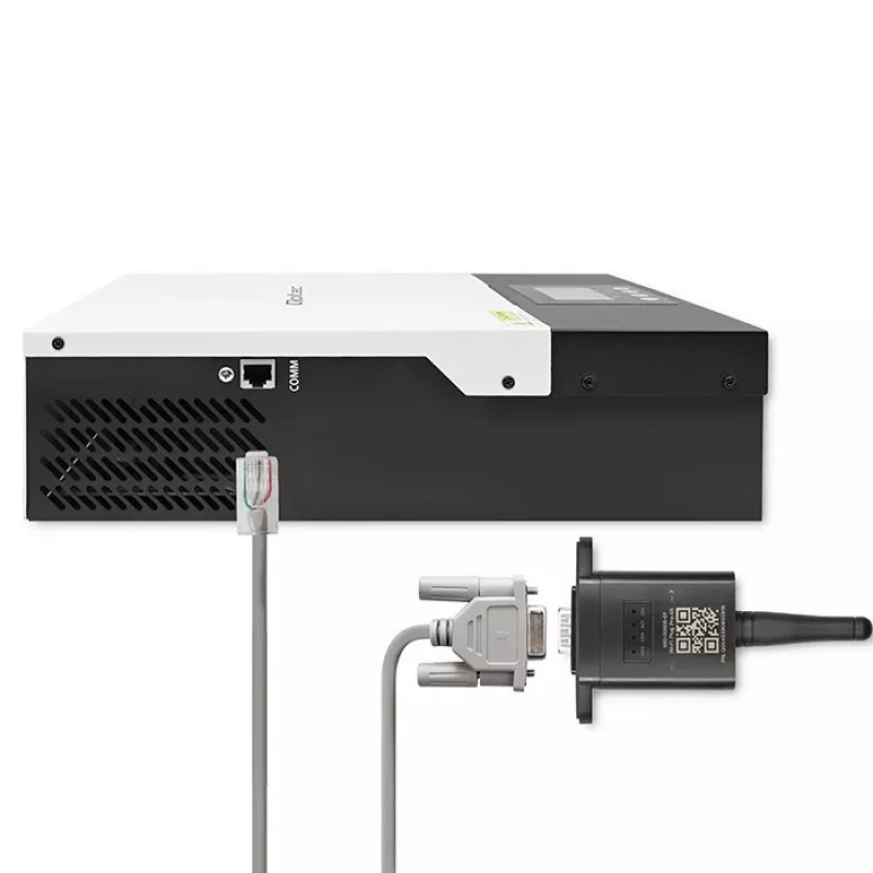 QOLTEC 53963 Wi-Fi-moduuli aurinkoinvertterille RS232 — RS232-liitettävyys, malli 53963