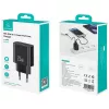 USB-laturi usams USA001629 25W 1×USB-C + 1×USB-A pikalataus