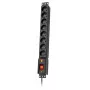 LESTAR LXARM 810 G-A K.:CZ 1,5M 19PDU musta 8 AC-pistorasiaa 230 V 1,5 m