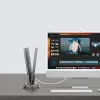 Painovoimajalusta MacBookille harmaa