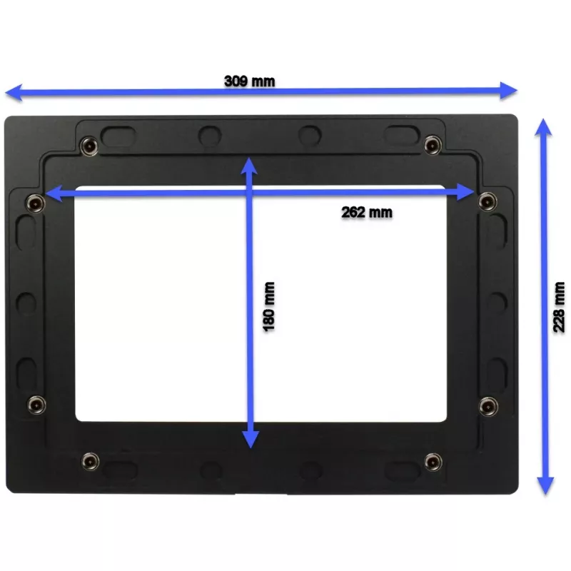Kehys ALLNET-tabletille ALLTCover10NWv1 — valkoinen, 309 × 228 mm, 280 g