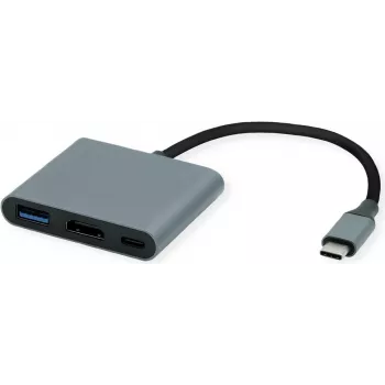 ROLINE näyttösovitin USB C – HDMI 4K60+ 1x A+ PD – sovitin – digitaalinen/data (12.03.3199)