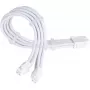 Virtalähteen jatkokaapeli SILVERSTONE EPS 12V 8-pin (30 cm) valkoinen SST-PP07E-EPS8W-V2
