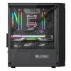 Tietokonekotelo Logic Concept Atos AM-ATOS-10-0000000-0002 ATX musta