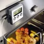 Elintarvikelämpömittari GEFU digitaalinen anturi 0–250 °C, ruostumaton teräs, 16 cm anturi