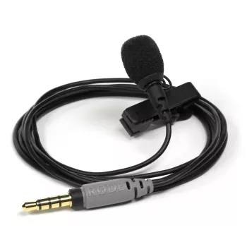 Lavalier-mikrofoni RØDE smartLav+ — johdollinen, omnidirectionaalinen, 3,5 mm, 20–20 000 Hz, -35 dB herkkyys, 2 kpl, kuljetuskotelo