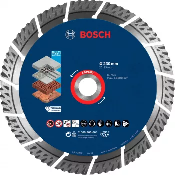 Bosch Expert MultiMaterial timanttikatkaisulaikka, 230 mm, 2608900663