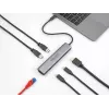DeLOCK USB Type-C -telakointiasema 8K HDMI USB 10 Gbps 2,5 Gigabit LAN PD 100W
