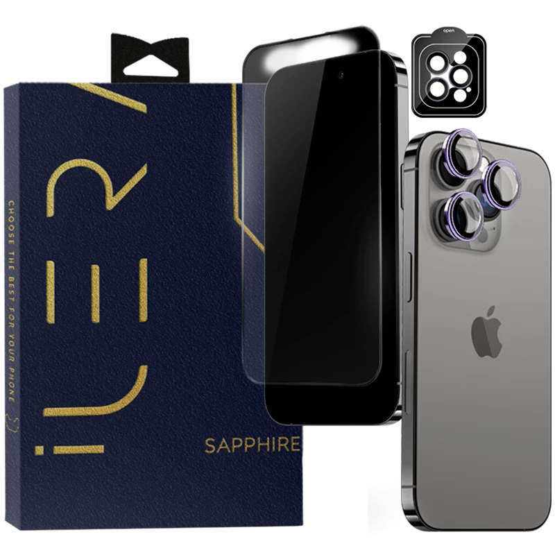 iLera Sapphire Ultra + Glass iPhone 15 Pro Maxille