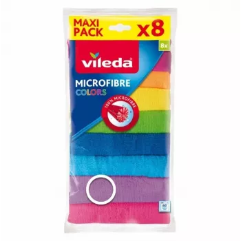 Siivousliina Vileda Microfibre Colors 8 kpl