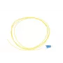 Pigtail LC/PC yksimuotokuitu Extralink 1,5 m 900 µm G.657.A1 FTTH keltainen Easy-strip