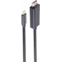 shiverpeaks ®-BASIC-S - USB-liitäntäkaapeli, HDMI-A-uros USB Type-C-urokseen, 8K60Hz, 1,8 m (BS10-61025)