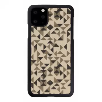 Puhelinkotelo man and wood iPhone 11 Pro Maxille – musta mono-kolmiokuvio