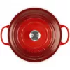 Le Creuset Signature 6,7 L pyöreä punainen