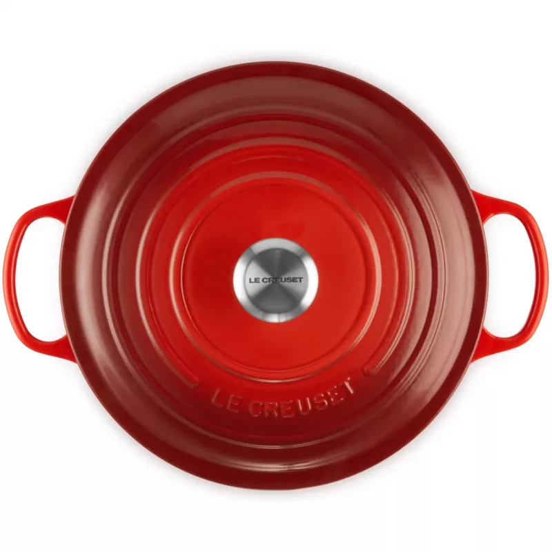 Le Creuset Signature 6,7 L pyöreä punainen