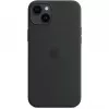 Apple iPhone 14 Plus silikonikotelo MagSafe-yhteensopiva – Midnight